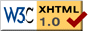 Valid XHTML 1.0 !